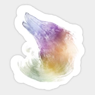 Spectral Wolf Sticker